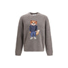 Maison Kitsuné Gray Wool Sweatshirt