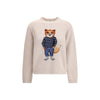Maison Kitsuné Cream Merino Wool Sweatshirt