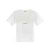 Saint Laurent White Cotton T-Shirt