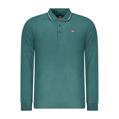 Norway 1963 Green Cotton Men Polo Shirt