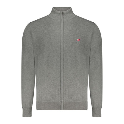 Norway 1963 Gray Polyester Men Cardigan