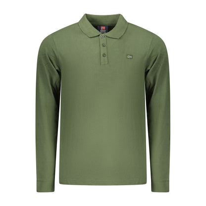 Norway 1963 Green Cotton Men Polo Shirt