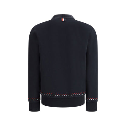 Thom Browne Black Cotton Cardigan