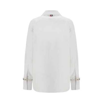 Thom Browne White Cotton Dress Shirt