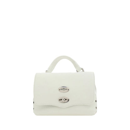Zanellato White Calf Leather Bos Taurus Shoulder Bag