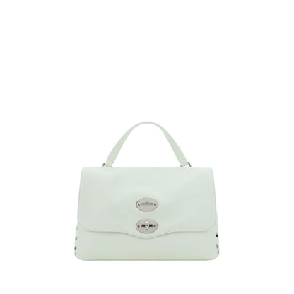 Zanellato White Calf Leather Bos Taurus Shoulder Bag