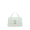 Zanellato White Calf Leather Bos Taurus Shoulder Bag