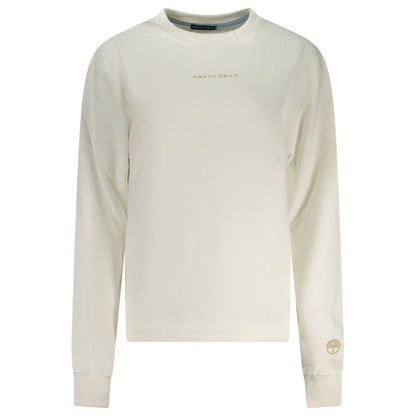 North Sails Bianco Cotton Women Sweatshirt