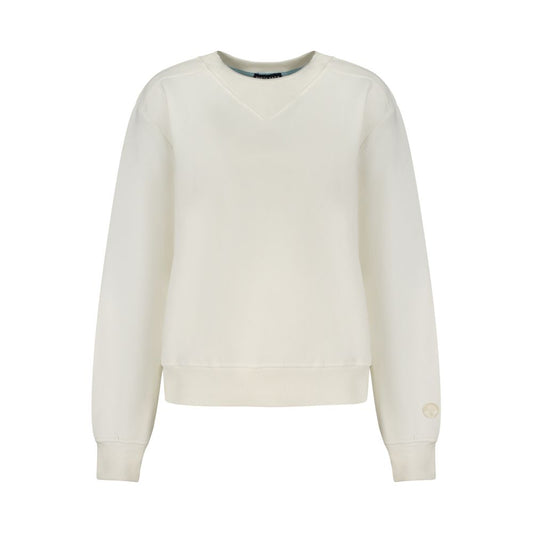 North Sails Bianco Cotton Women Sweatshirt