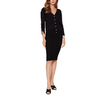 Guess Black Viscose Cardigan