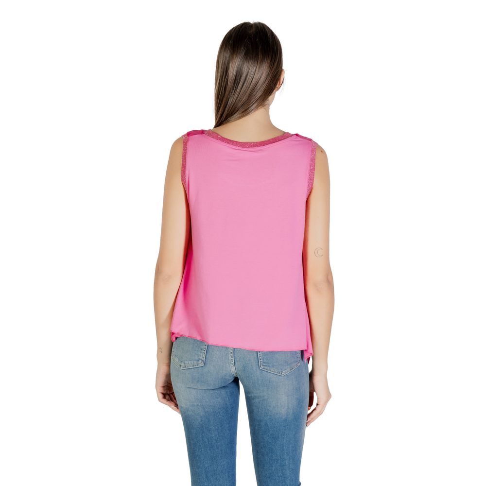 Hanny Deep Multicolor Polyester Tank Tops