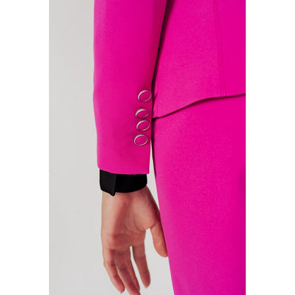 Silence Pink Polyester Blazer