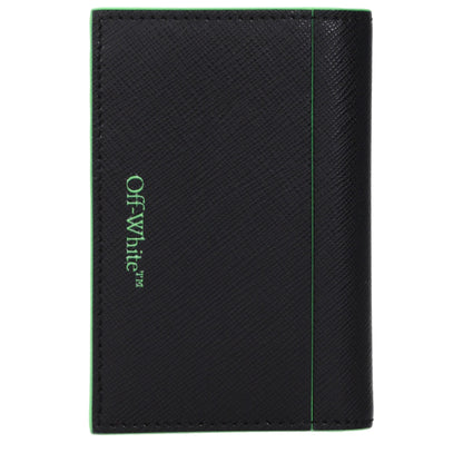 Off-White Black Leather Cardholder