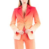 Silence Orange Polyester Blazer