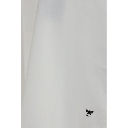 Max Mara White Cotton Dress Shirt