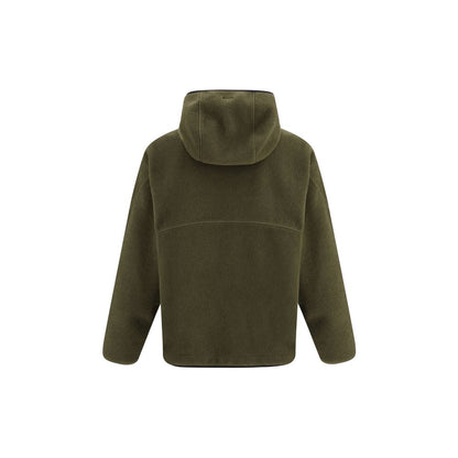 LAMINAR Green Polyester Hoodie