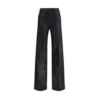 L'Agence Black Cotton High-Waisted Jean
