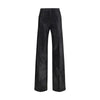 L'Agence Black Cotton High-Waisted Jean