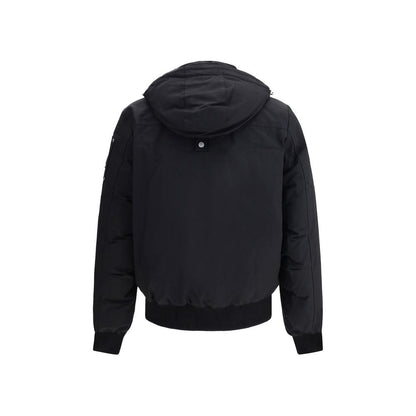 Moose Knuckles Black Cotton Bomber