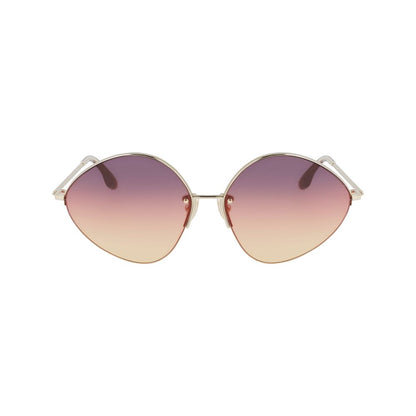 Victoria Beckham Gold Metal Sunglasses