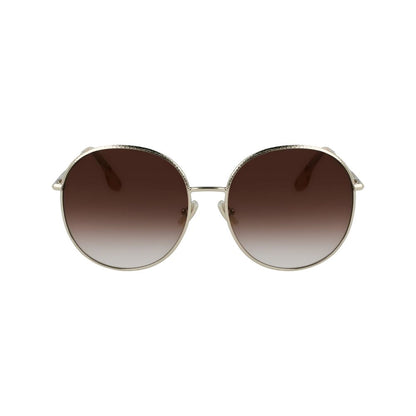 Victoria Beckham Gold Metal Sunglasses