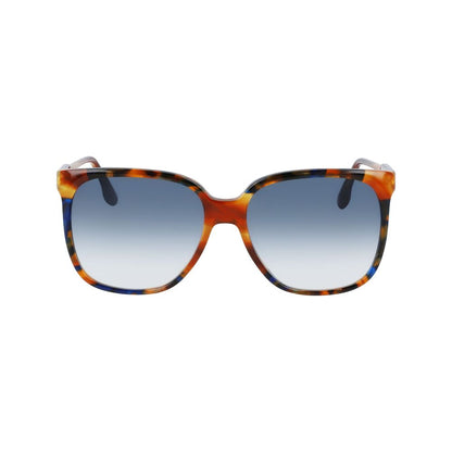 Victoria Beckham Brown Acetate Sunglasses