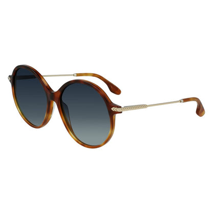 Victoria Beckham Brown Acetate Sunglasses