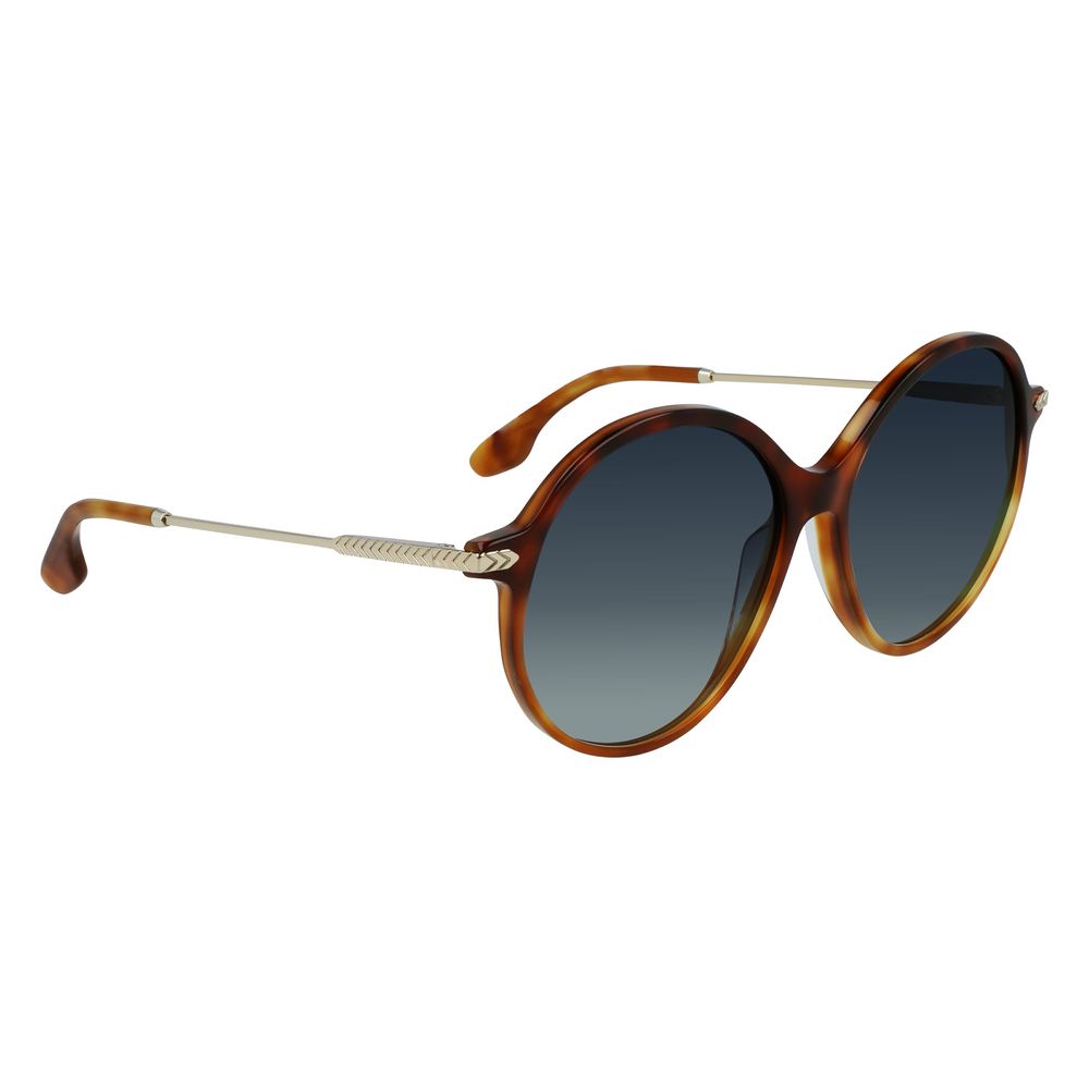 Victoria Beckham Brown Acetate Sunglasses