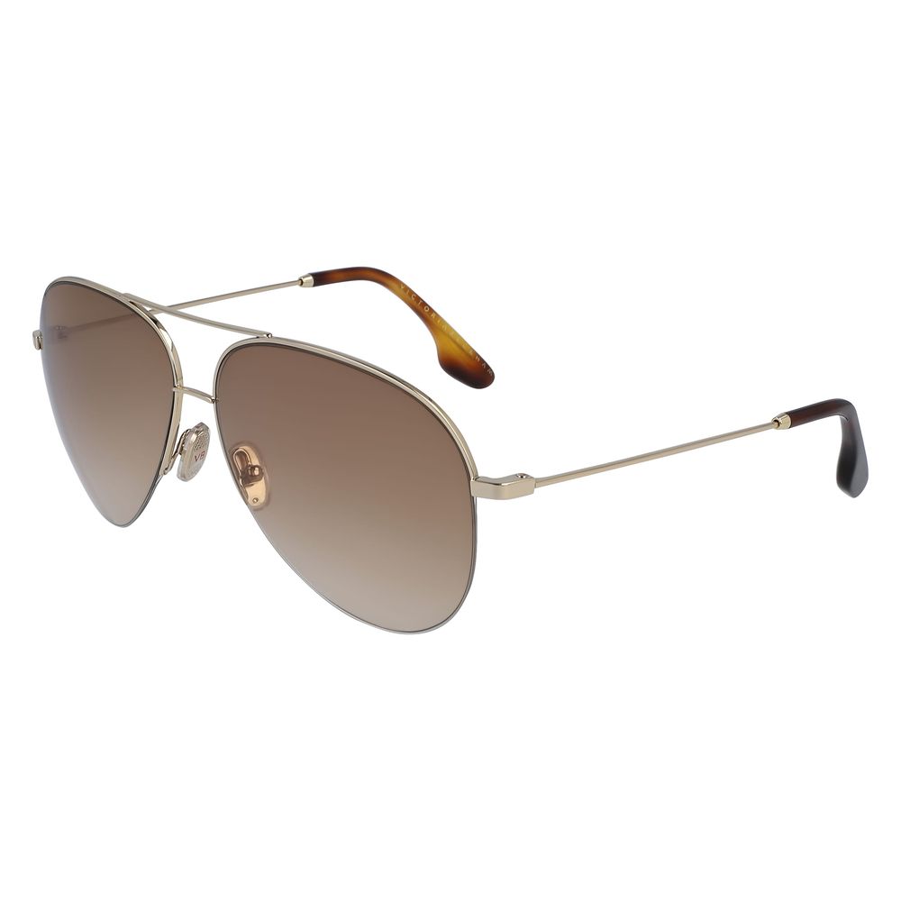 Victoria Beckham Gold Metal Sunglasses