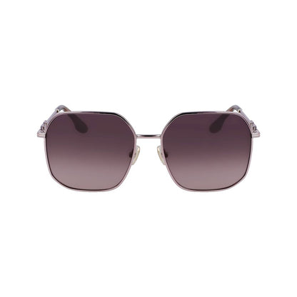 Victoria Beckham Red Metal Sunglasses