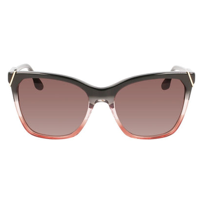 Victoria Beckham Gray Acetate Sunglasses