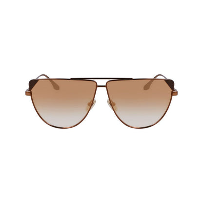 Victoria Beckham Brown Metal Sunglasses