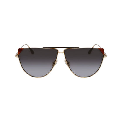 Victoria Beckham Brown Metal Sunglasses