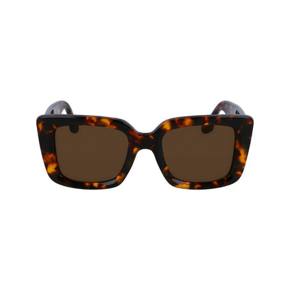Victoria Beckham Brown Acetate Sunglasses