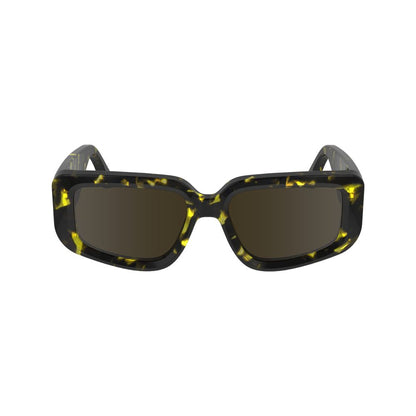 Victoria Beckham Yellow Acetate Sunglasses