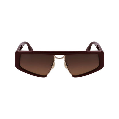 Victoria Beckham Red Metal Sunglasses