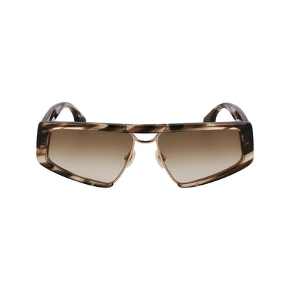 Victoria Beckham Brown Metal Sunglasses