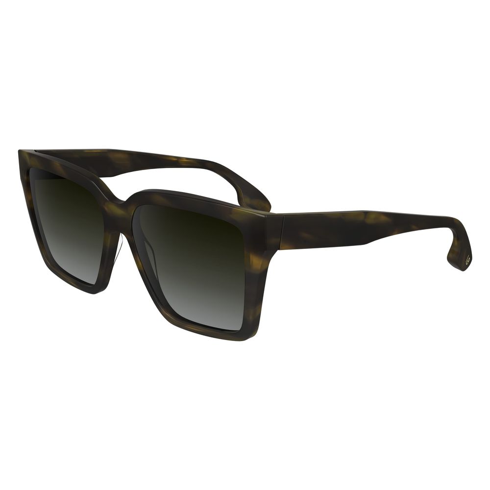 Victoria Beckham Brown Acetate Sunglasses