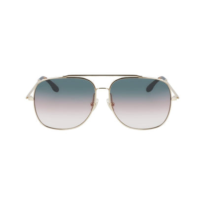 Victoria Beckham Gold Metal Sunglasses