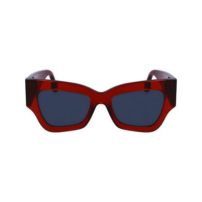 Victoria Beckham Red Acetate Sunglasses