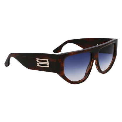 Victoria Beckham Brown Acetate Sunglasses
