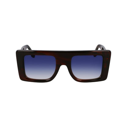 Victoria Beckham Brown Acetate Sunglasses