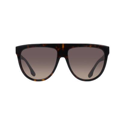 Victoria Beckham Brown Acetate Sunglasses