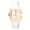 Laura Biagiotti White Leather Dress Watch