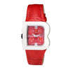 Laura Biagiotti Red Leather Dress Watch