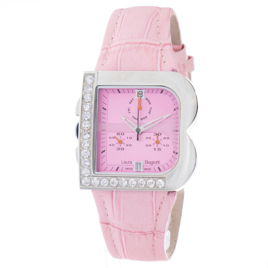 Laura Biagiotti Multicolor Leather Dress Watch