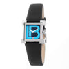 Laura Biagiotti Black Leather Dress Watch