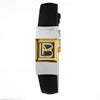 Laura Biagiotti Black Leather Dress Watch
