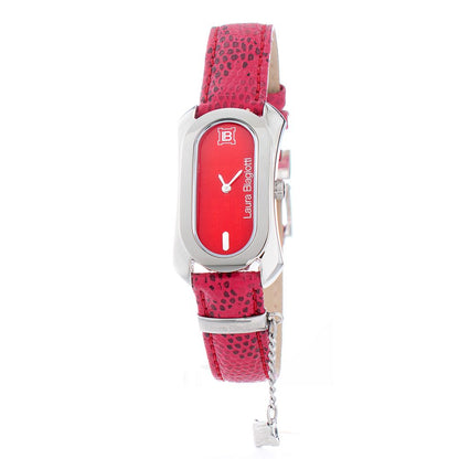 Laura Biagiotti Red Leather Dress Watch