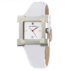 Laura Biagiotti White Leather Dress Watch